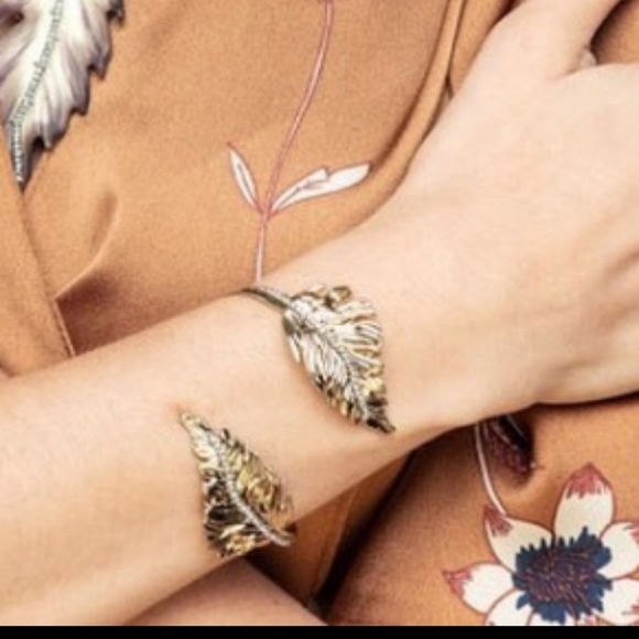 NWOT ALEXIS.BITTAR GOLD CUFF 10k GOLD rhodium plated NWOT - Picture 7 of 13